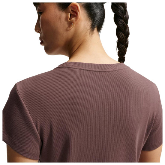 Nike Γυναικεία κοντομάνικη μπλούζα Sportswear Tight Ribbed Tee